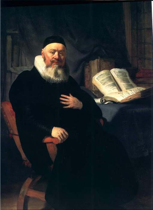Le Predicateur Johannes Elison, Boston — Rembrandt Van Rijn