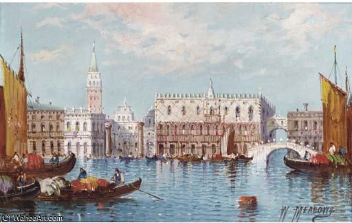 The Doge's Palace From The Bacino — William Meadows