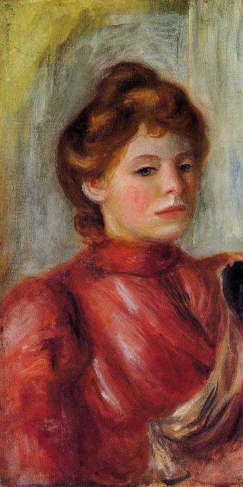 Portrait Of A Woman — Pierre-auguste Renoir