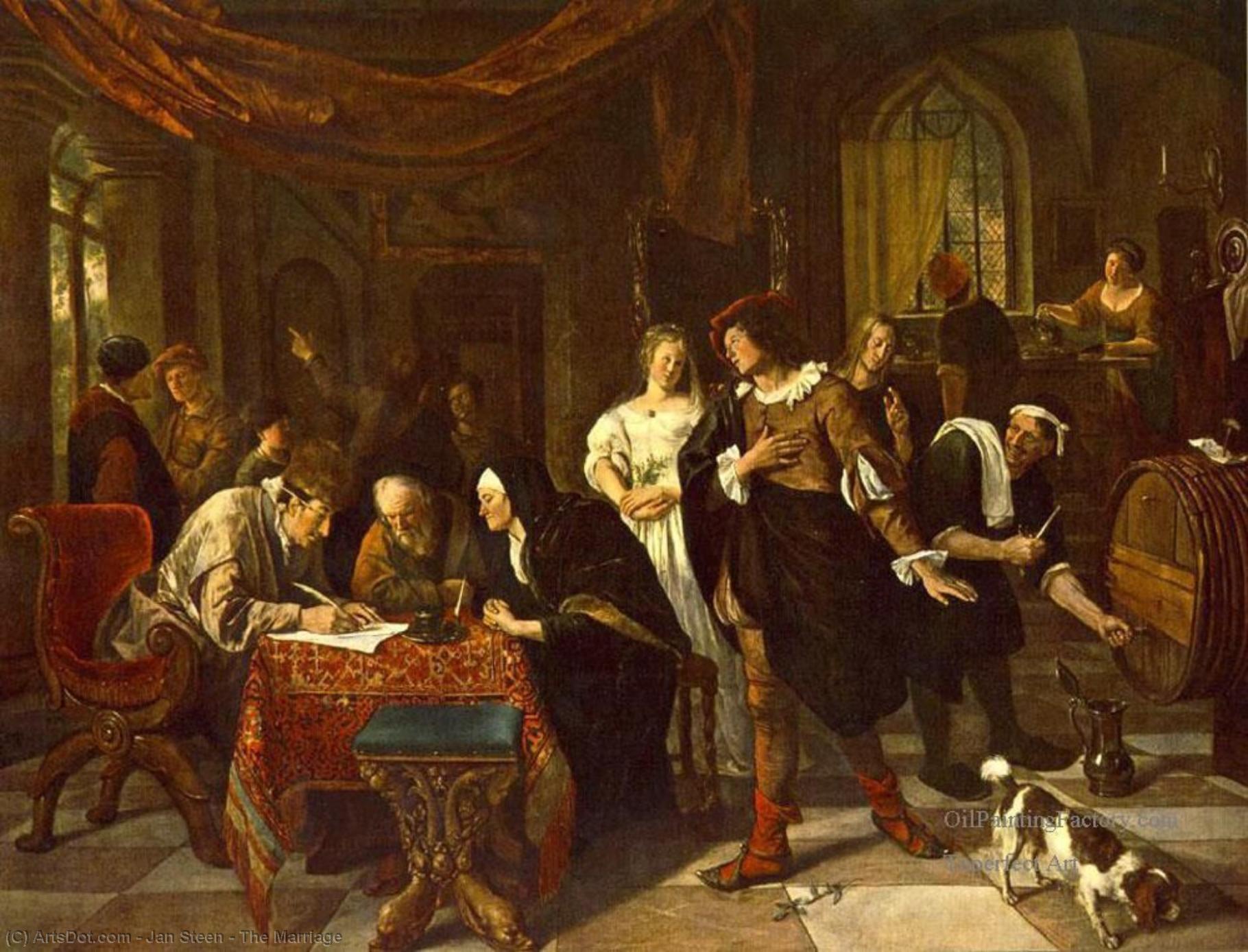 The Marriage — Jan Havickszoon Steen