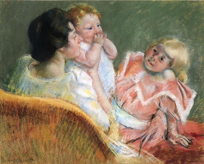 Mother And Children — Mary Stevenson Cassatt