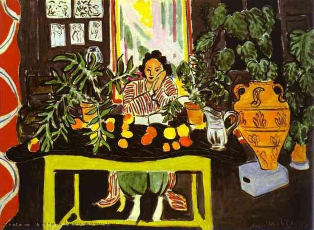 Interior With Etruscan Vase — Henri Matisse