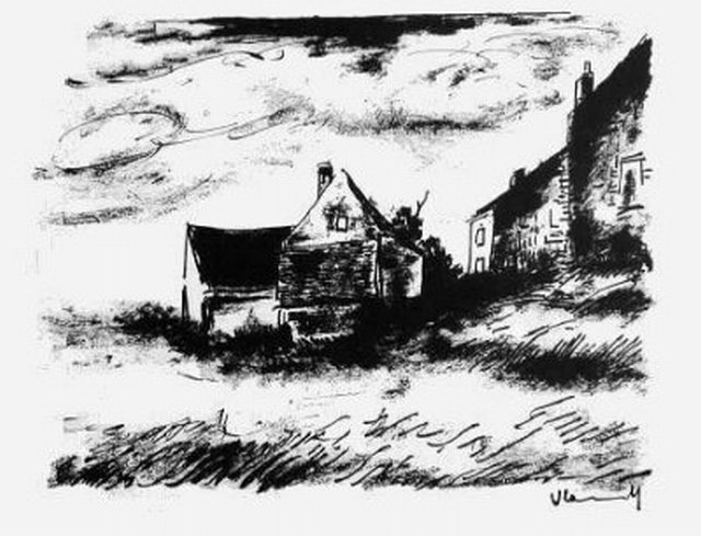 The Potiniere Has Rueil — Maurice De Vlaminck