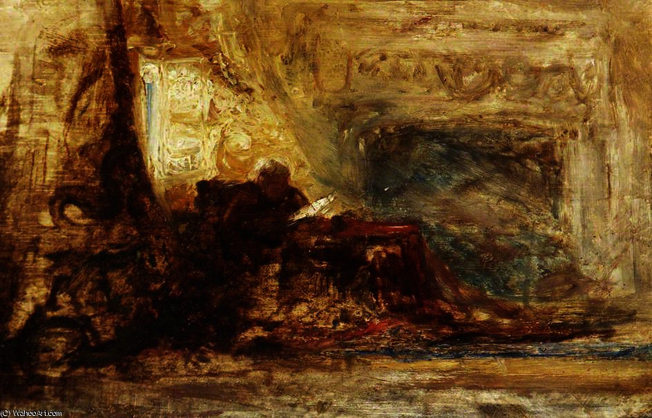 Figure In A Study — William James Müller