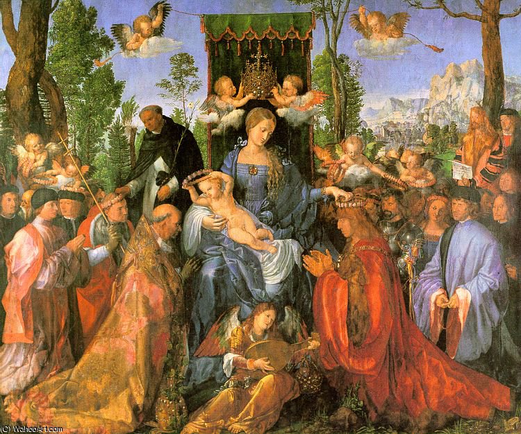 Altarpiece Of The Rose Garlands — Albrecht Dürer