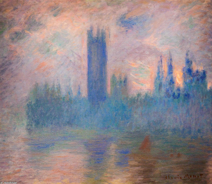 Houses Of Parliament, Westminster — Claude Monet