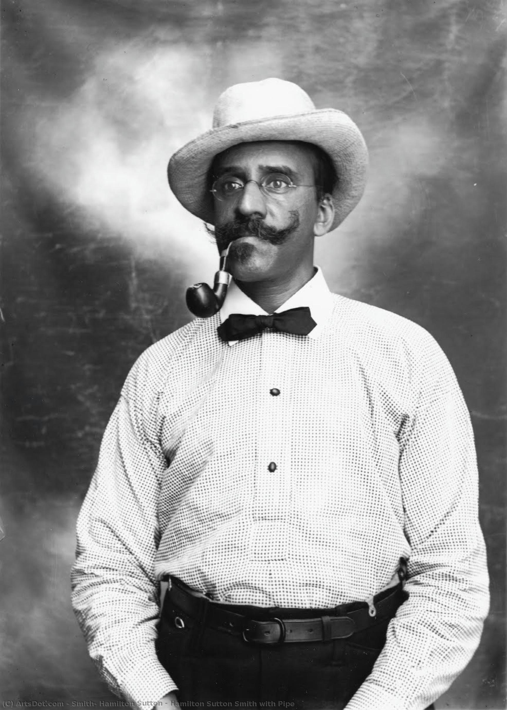 Hamilton Sutton Smith With Pipe — Smith, Hamilton Sutton