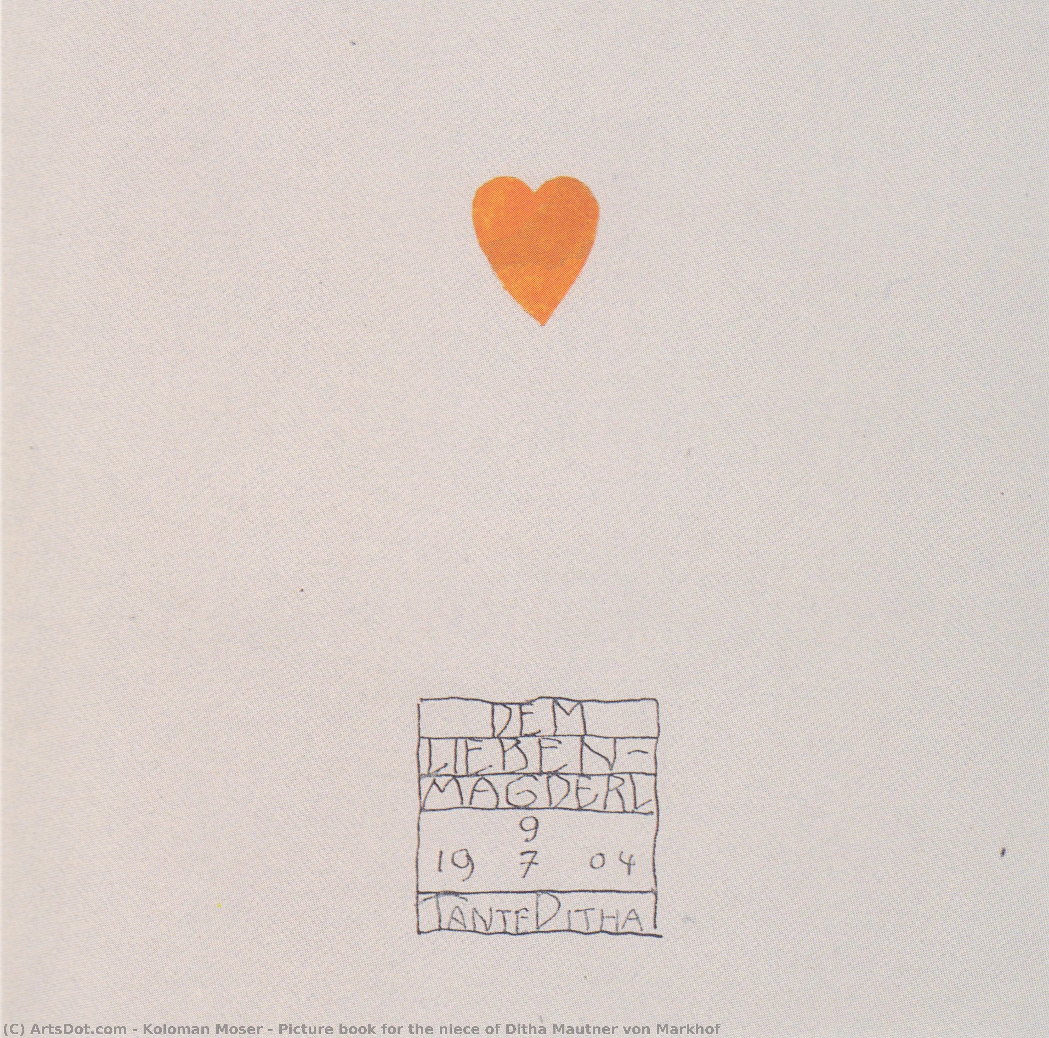 Picture Book For The Niece Of Ditha Mautner Von Markhof — Koloman Moser