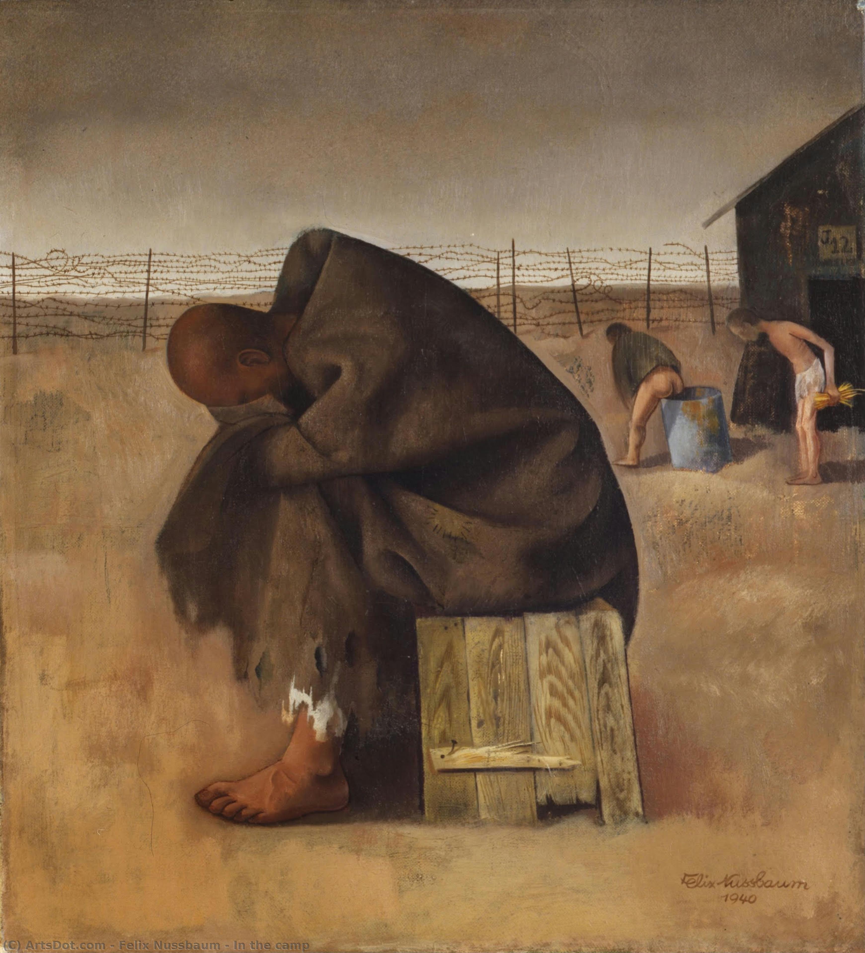 In The Camp — Felix Nussbaum