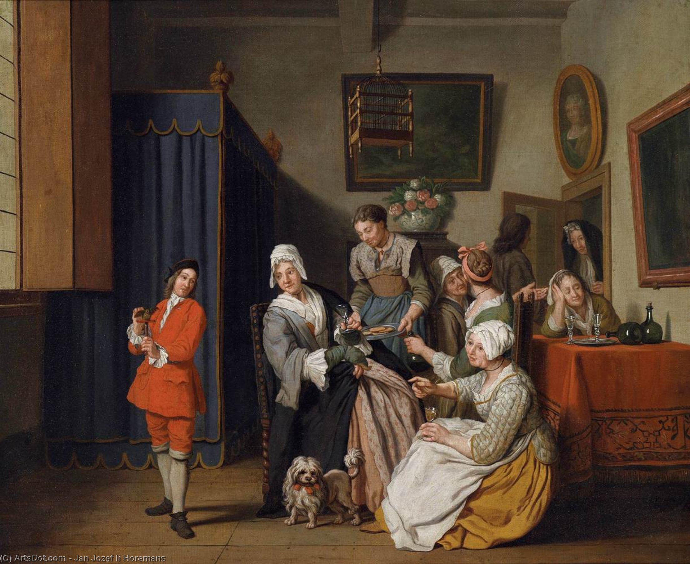 Patrician Interior — Jan Jozef Ii Horemans