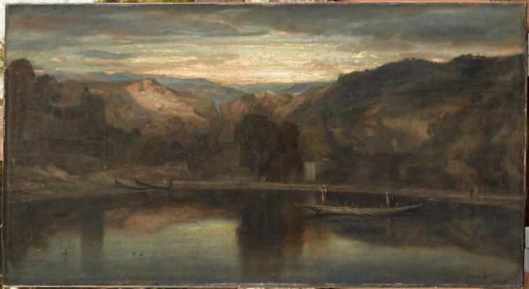 Jesus Sur Le Lac De Genesareth — Alexandre Gabriel Decamps