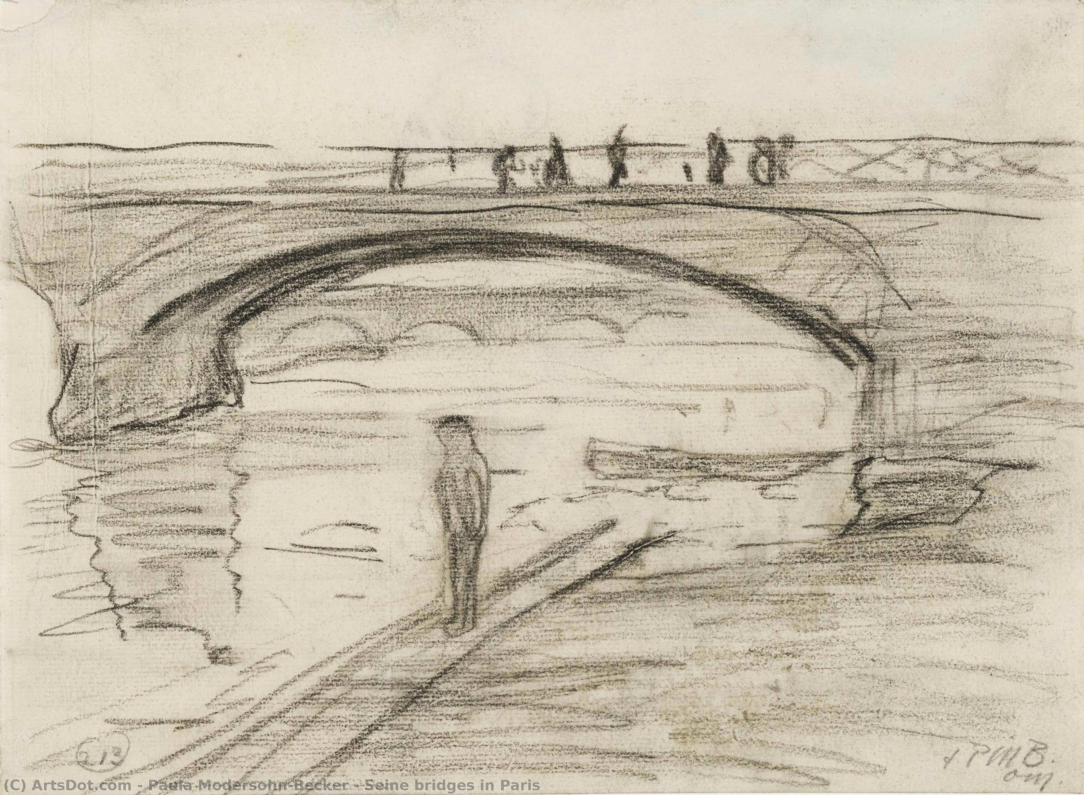 Seine Bridges In Paris — Paula Modersohn-becker