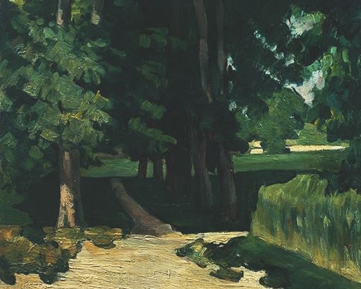 The Avenue At The Jas De Bouffan Circa — Paul Cézanne