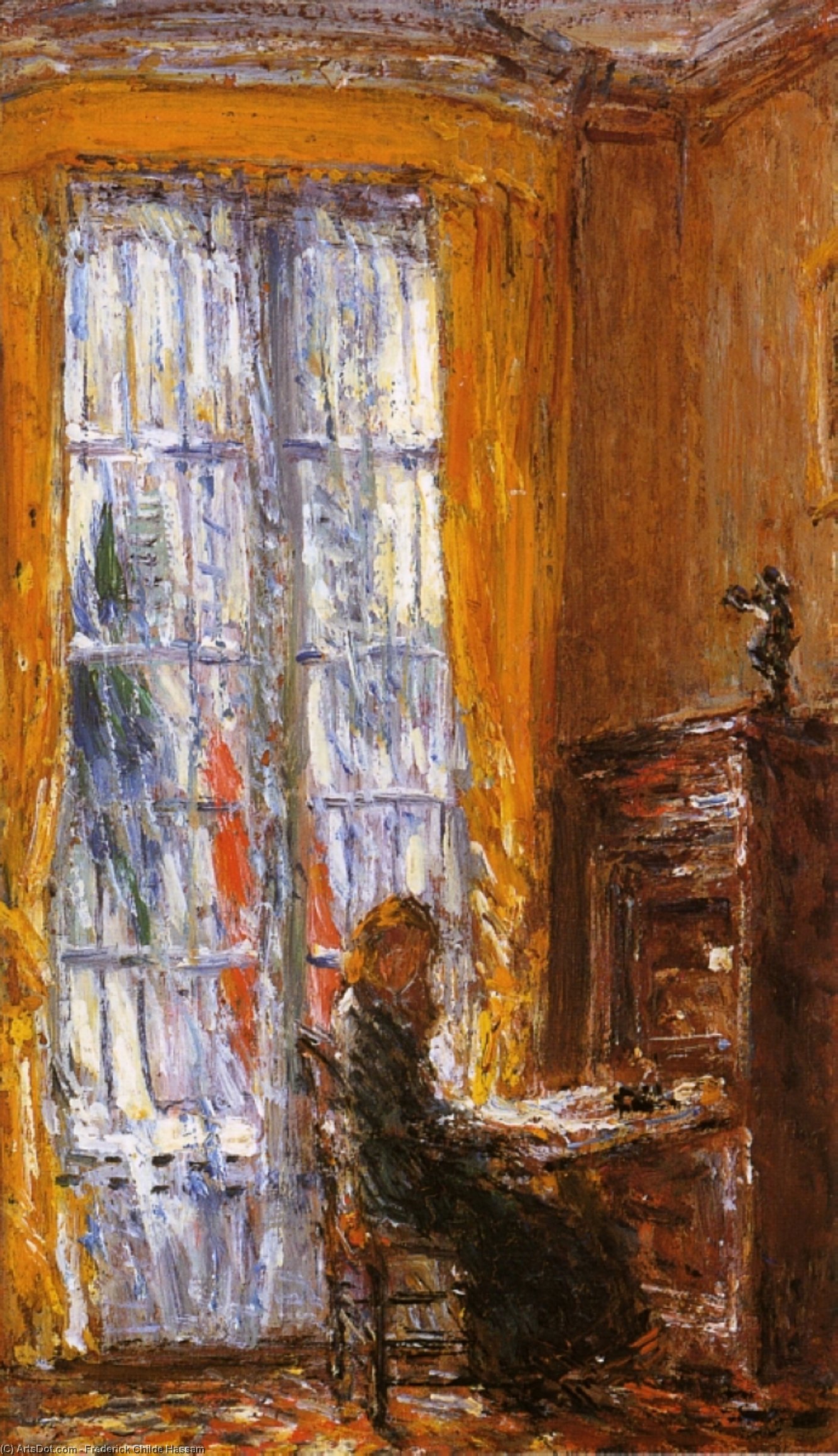 At The Writing Desk — Frederick Childe Hassam