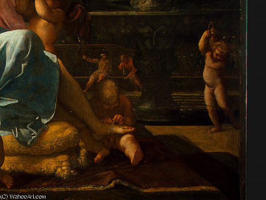 Venus Adorned By The Graces, - (133x170.5 — Annibale Carracci