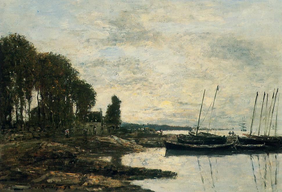 The Shore At Plougastel — Eugène Louis Boudin