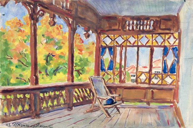 Veranda. Essentuki. — Pyotr Konchalovsky