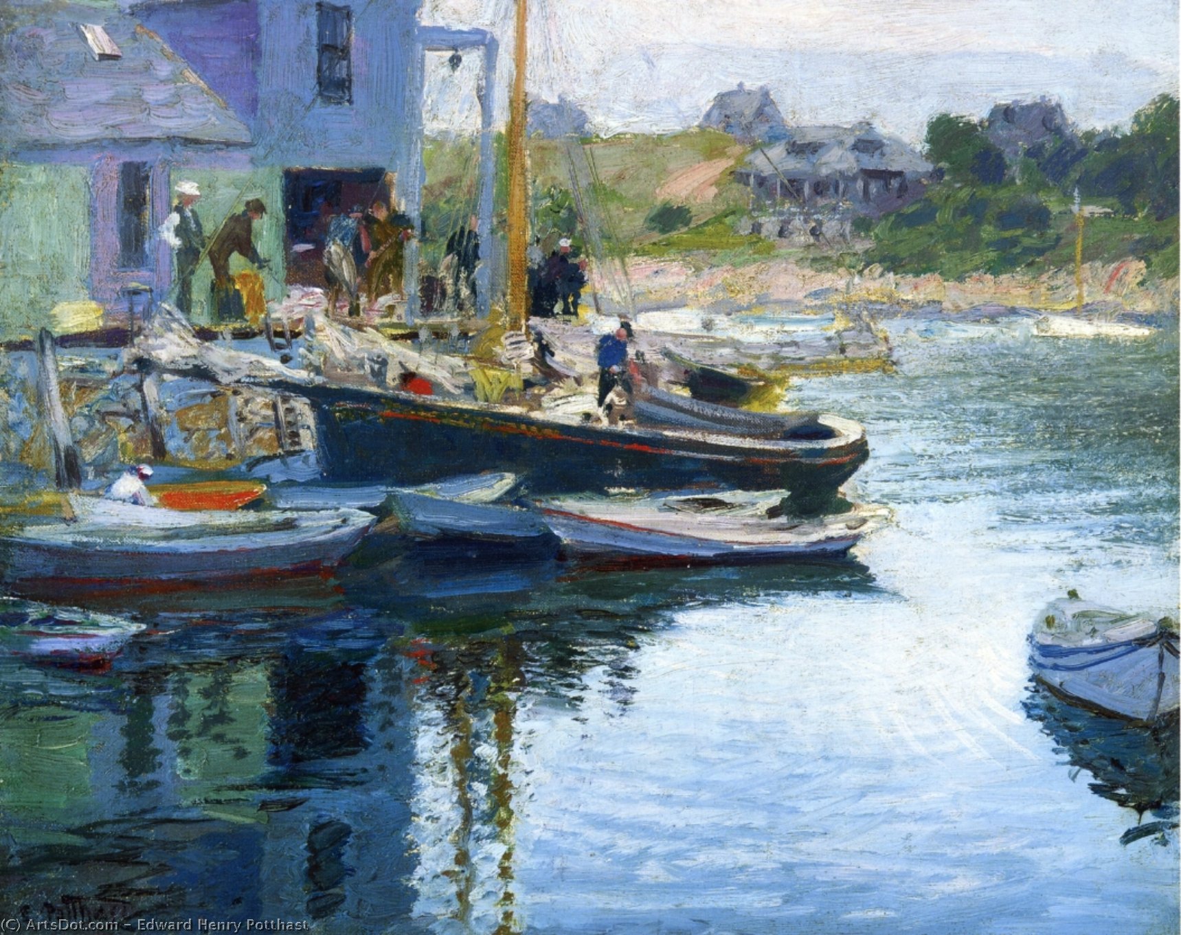 Gloucester Bay And Dock — Edward Henry Potthast