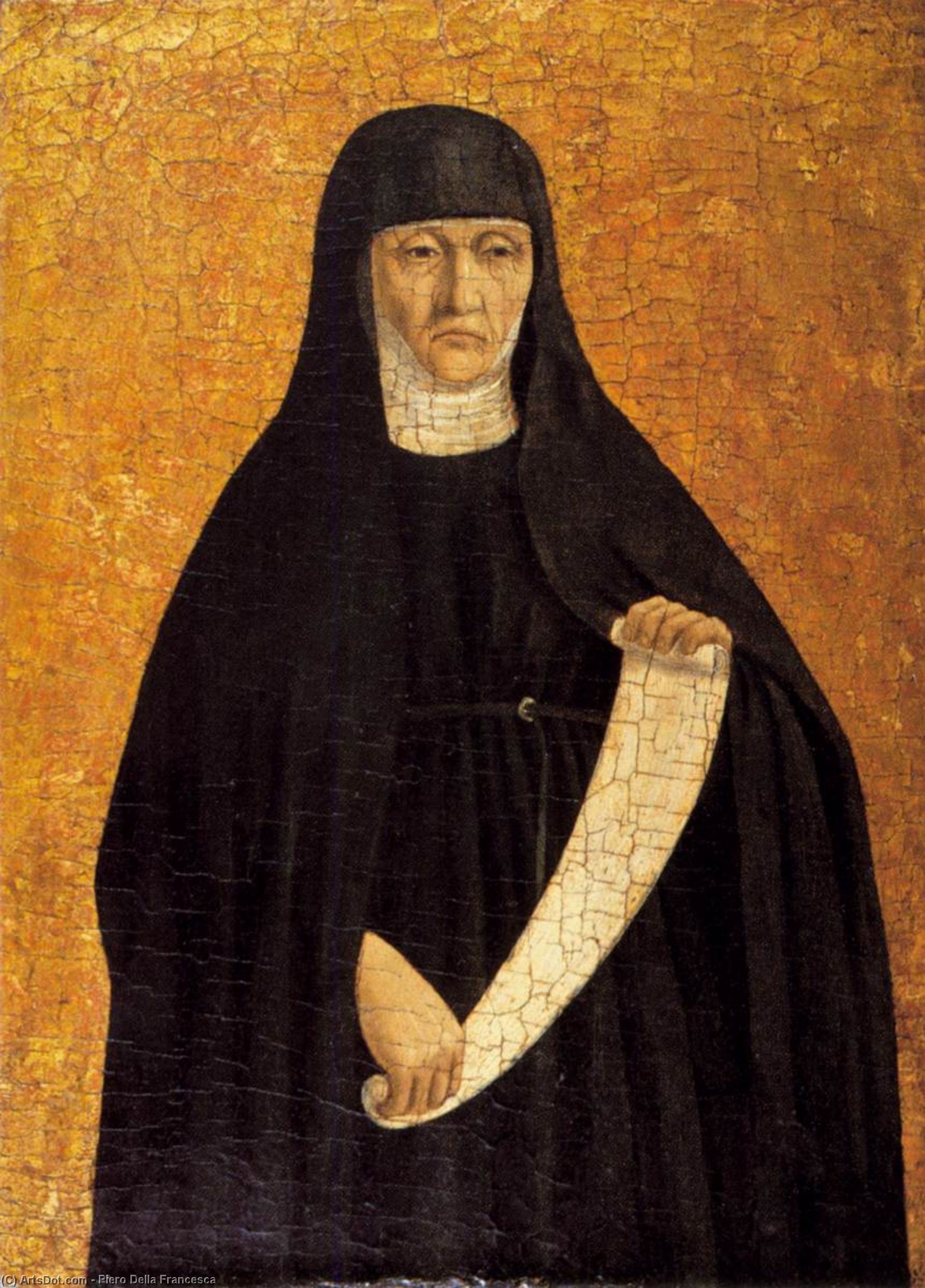 Polyptych Of St Augustine: St Monica — Piero Della Francesca