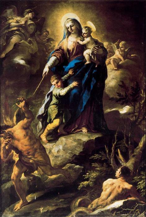 Our Lady Of Help — Luca Giordano