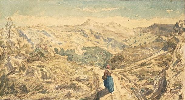 A Mountain Road — Paul Camille Guigou