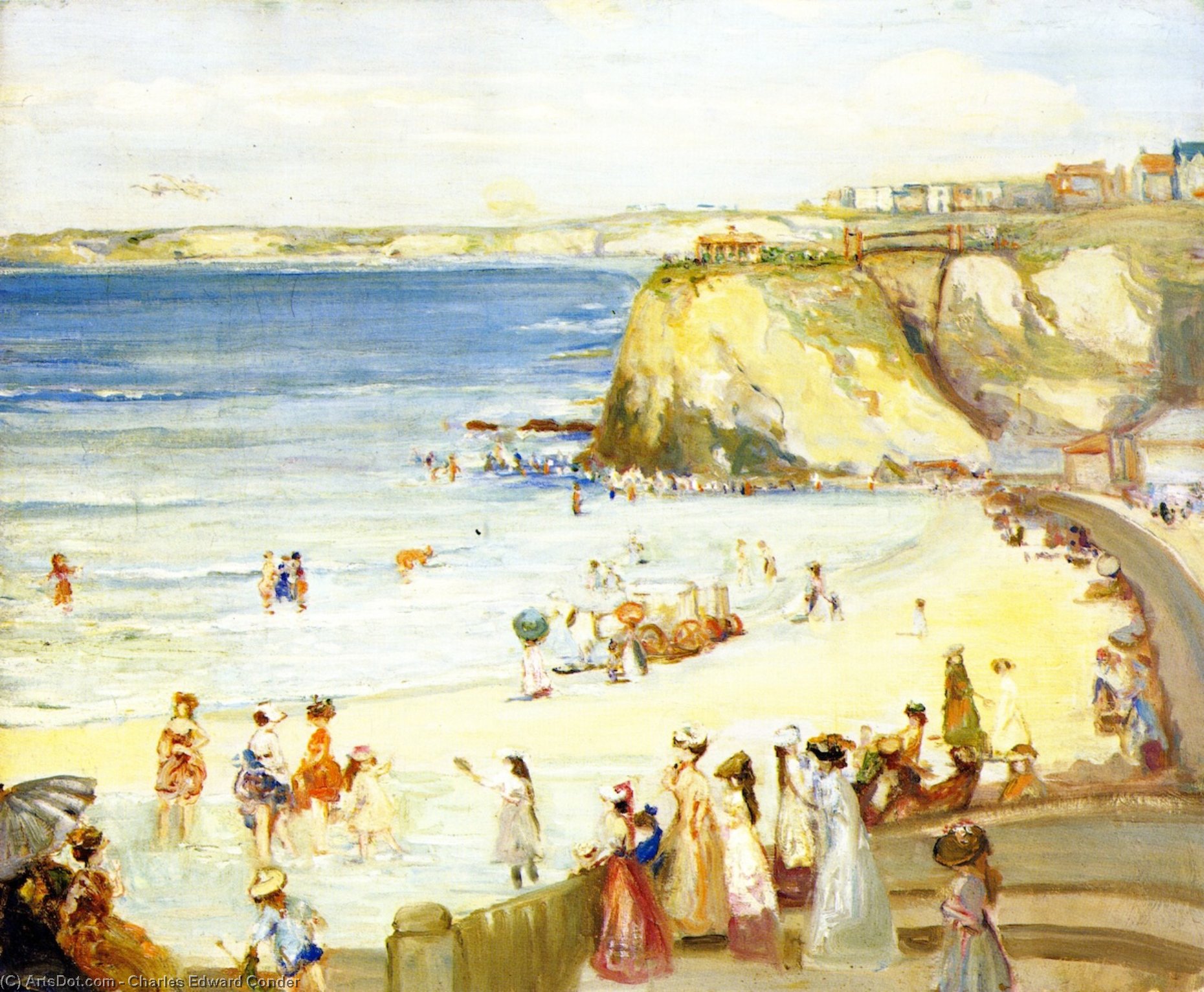 Newquay (town Beach) — Charles Edward Conder