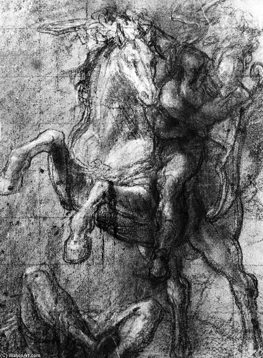 Cavalier Over A Fallen Adversary — Titian