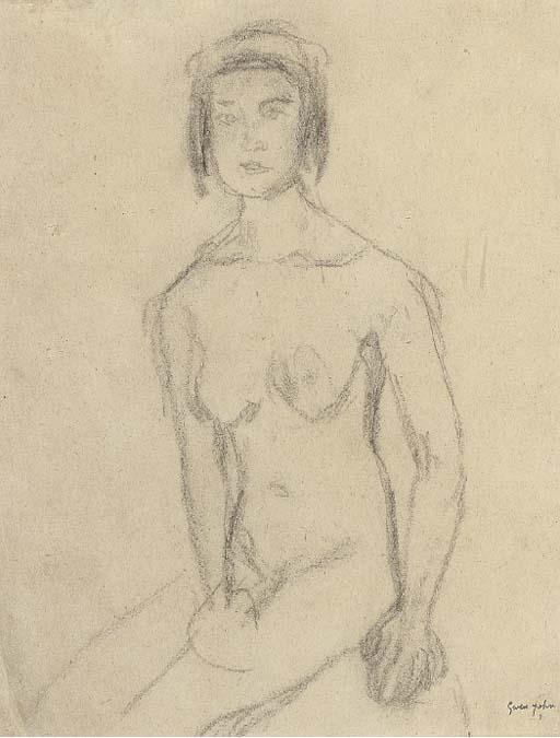 Seated Female Nude — Gwen John