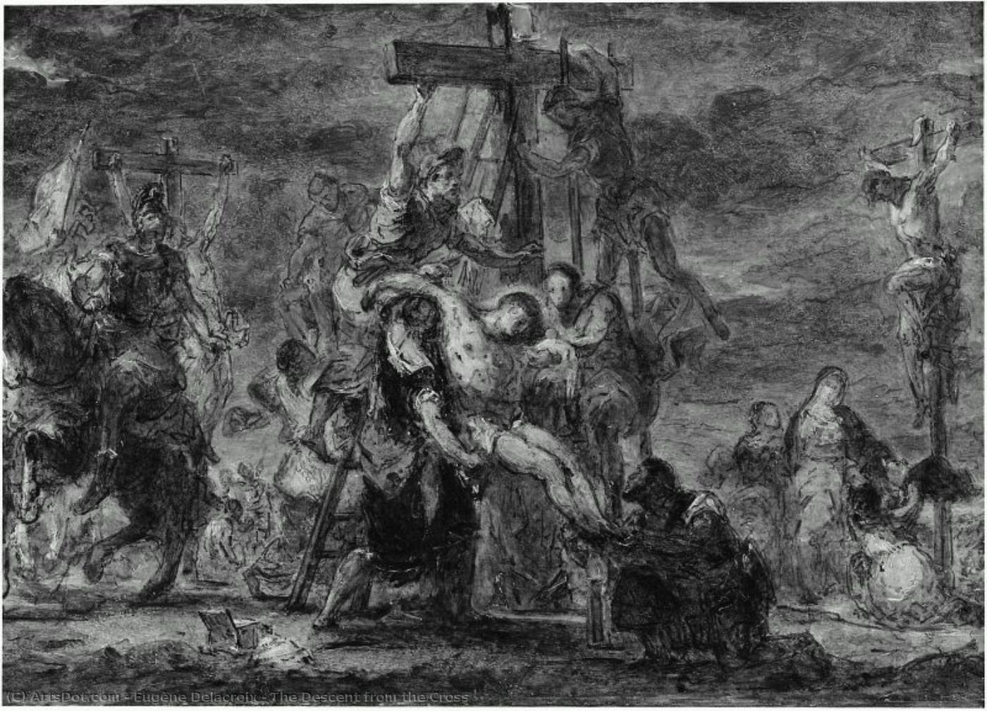 The Descent From The Cross — Eugène Delacroix