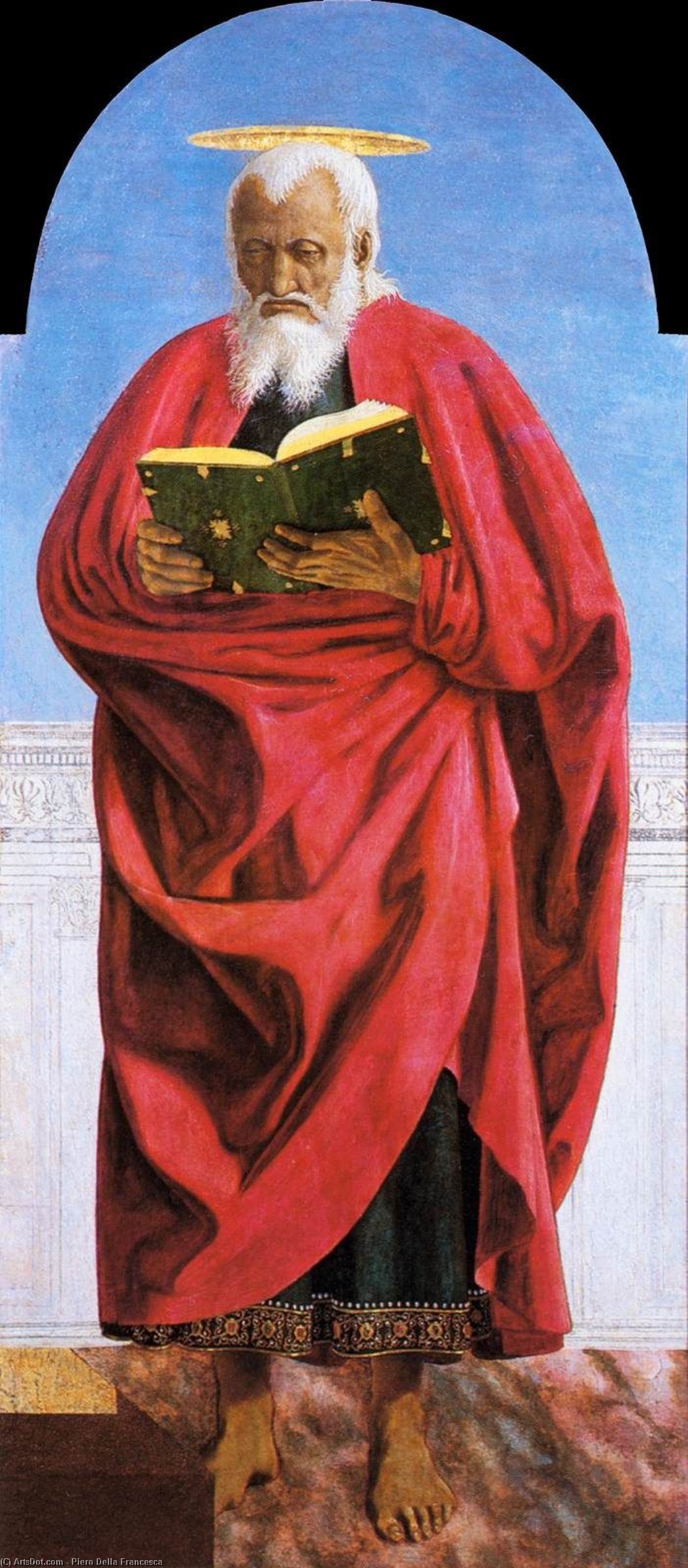 Polyptych Of St Augustine: St John The Evangelist — Piero Della Francesca