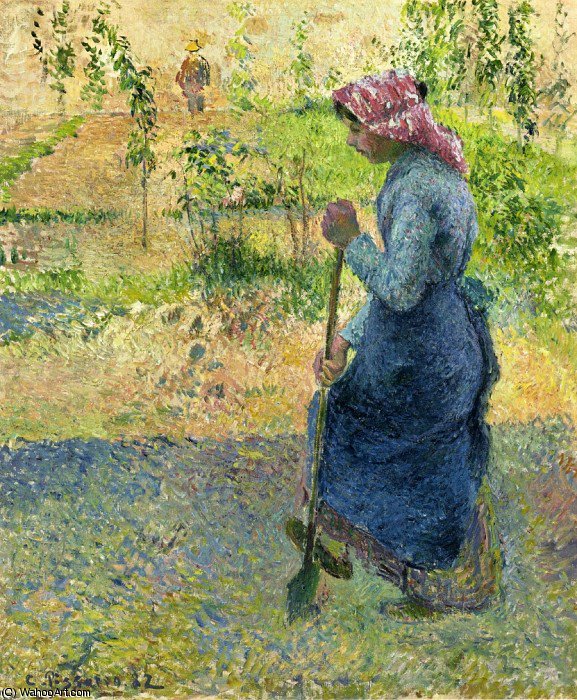 Paysanne B_chant. — Camille Pissarro