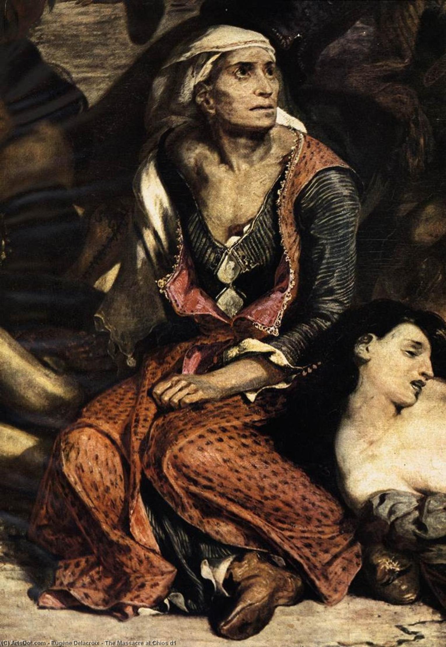 The Massacre At Chios D1 — Eugène Delacroix