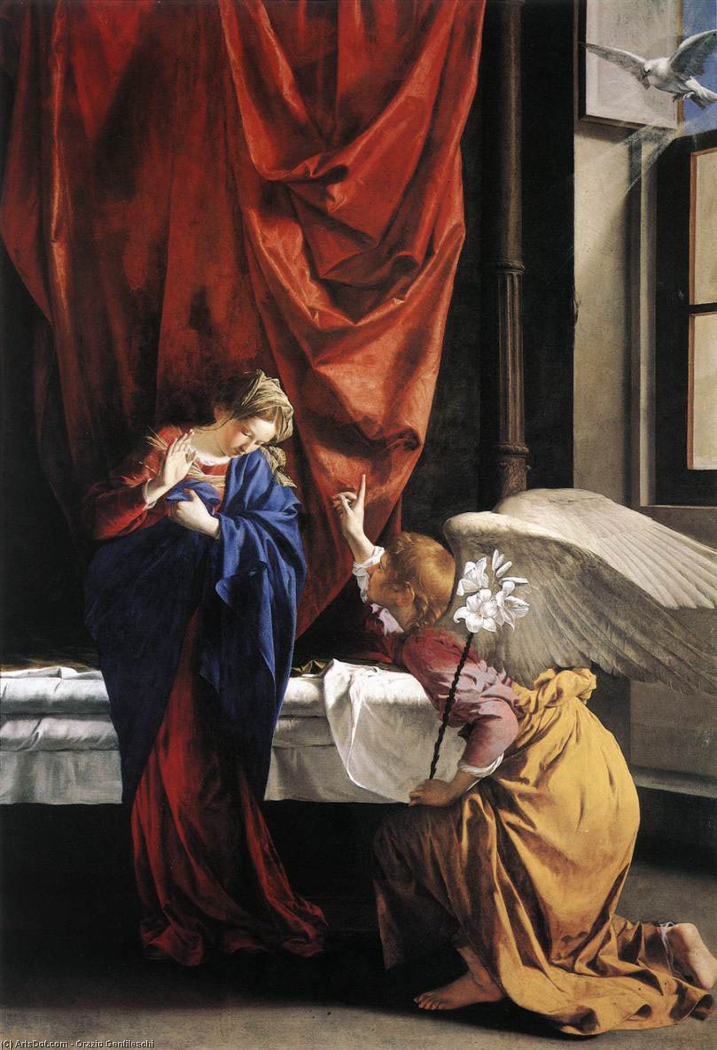 Annunciation — Orazio Gentileschi