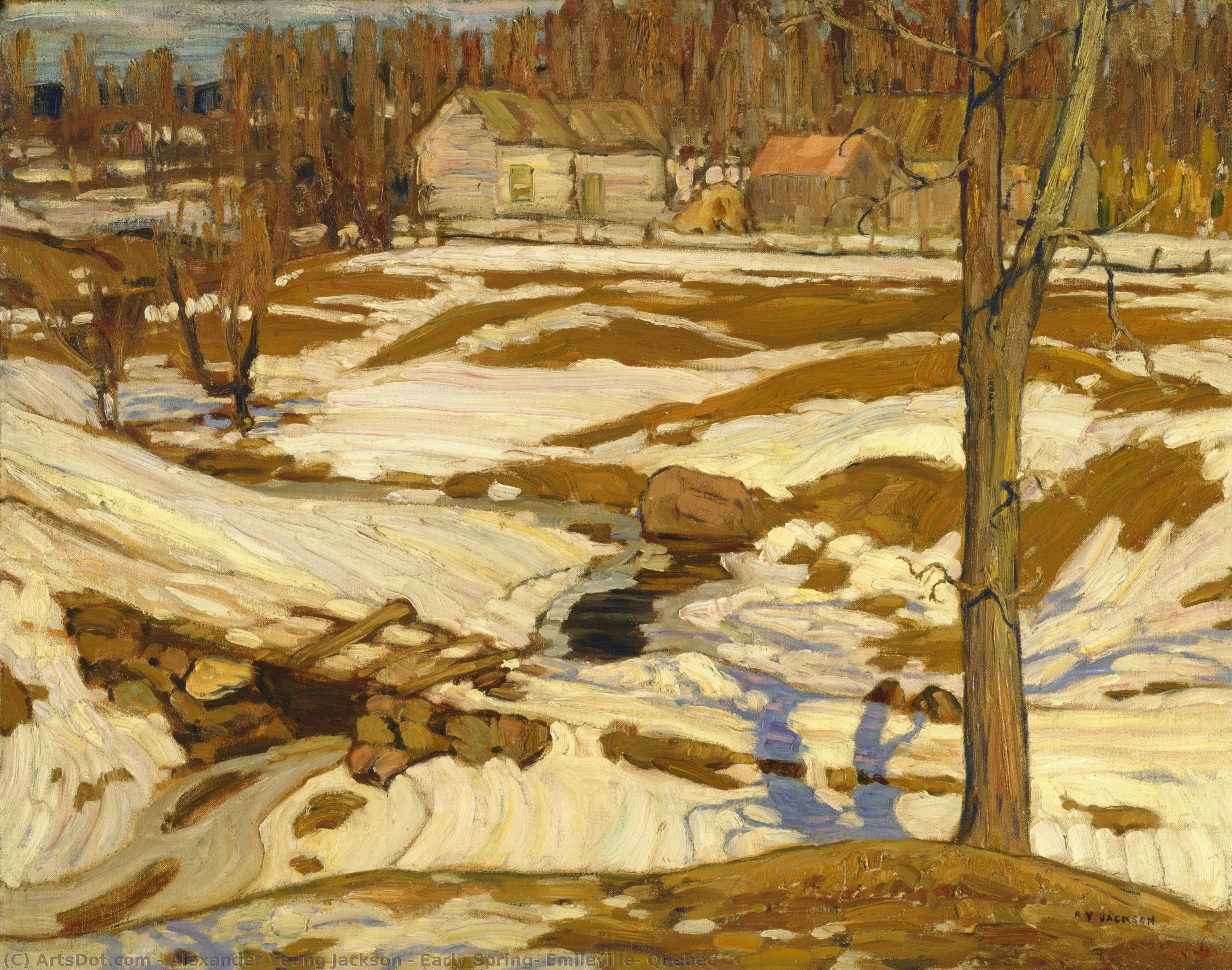 Early Spring, Emileville, Quebec — Alexander Young Jackson