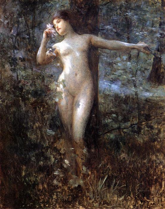 Nude In The Forest — Julius Leblanc Stewart