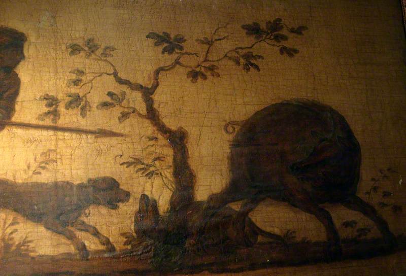 The Boar Hunt — Piat Joseph Sauvage