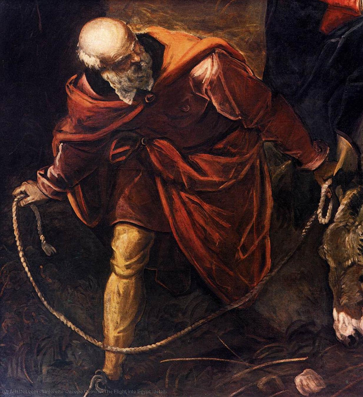 The Flight Into Egypt (detail) — Jacopo Tintoretto