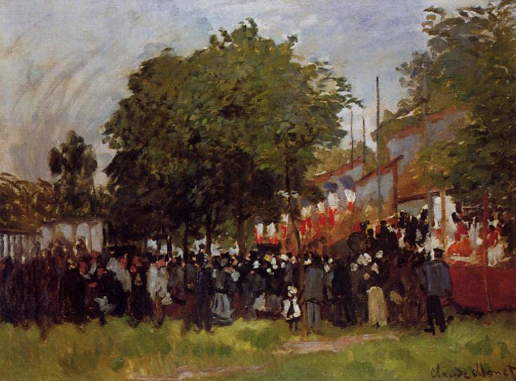 Fete At Argenteuil — Claude Monet