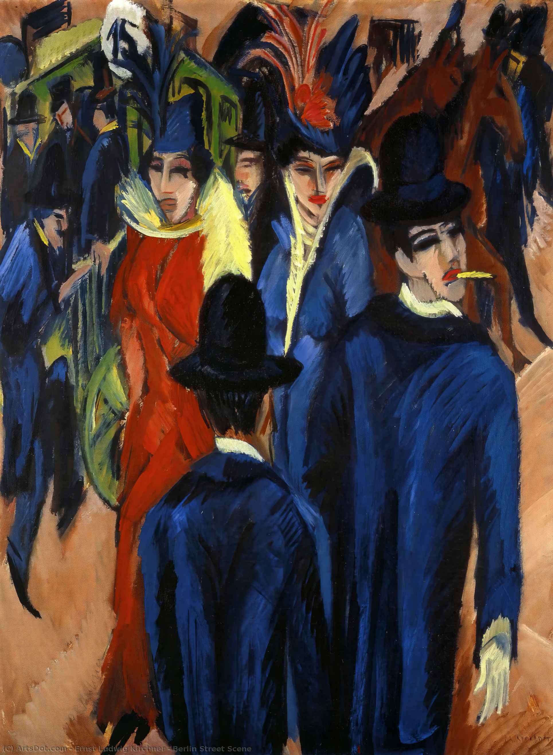 Berlin Street Scene — Ernst Ludwig Kirchner