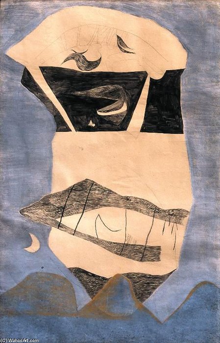 Huge Landscape Mask — Lajos Vajda