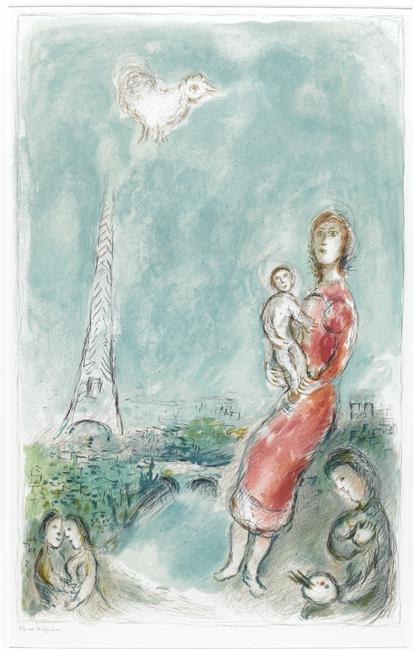 Red Maternity — Marc Chagall