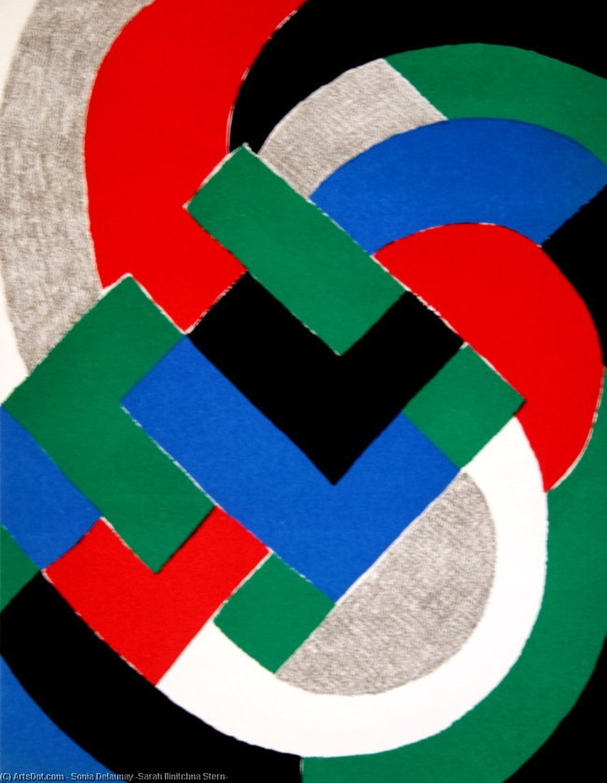 Composition With Green And Blue — Sonia Delaunay (sarah Ilinitchna Stern)