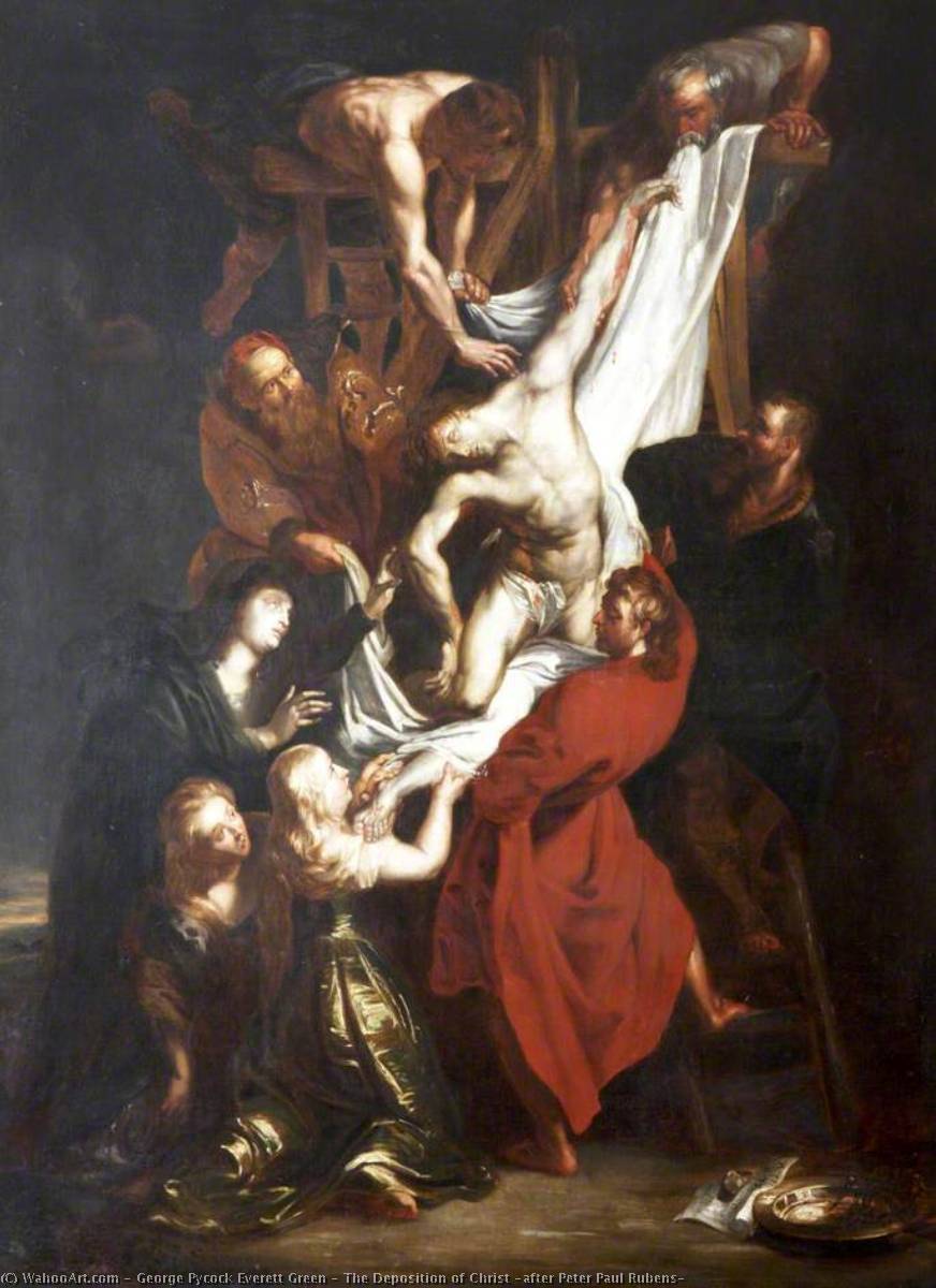 The Deposition Of Christ (after Peter Paul Rubens) — George Pycock Everett Green