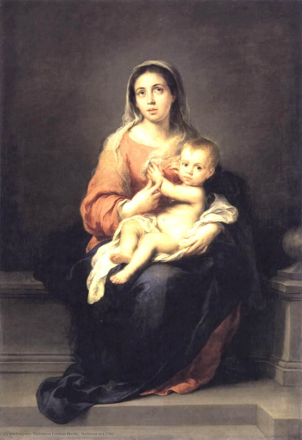 Madonna And Child — Bartolomé Esteban Murillo