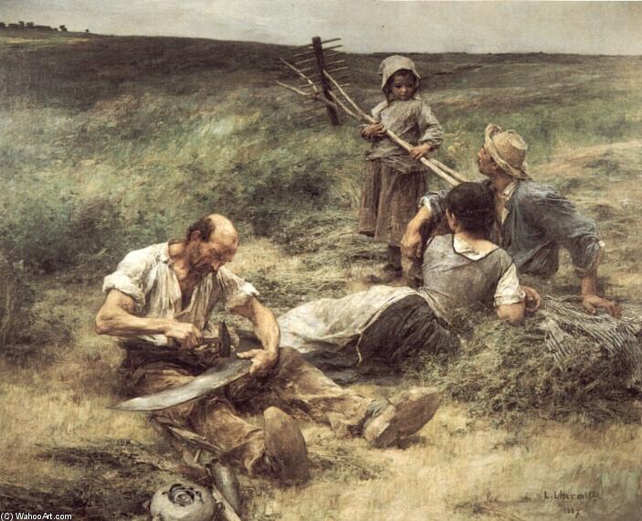La Fenaison — Léon Augustin L'hermitte