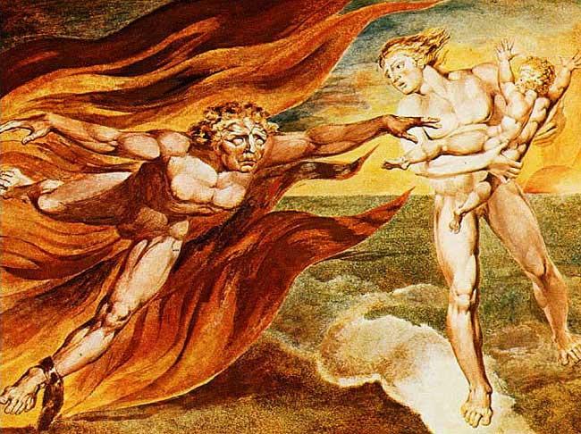 The Good And Evil Angels — William Blake