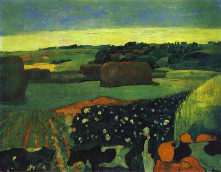 Breton Shepherdess — Eugène Henri Paul Gauguin