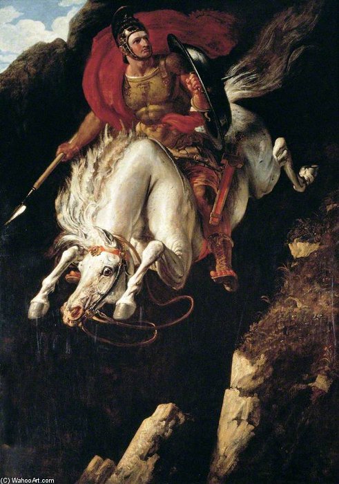 Curtius Leaping Into The Gulf — Benjamin Robert Haydon