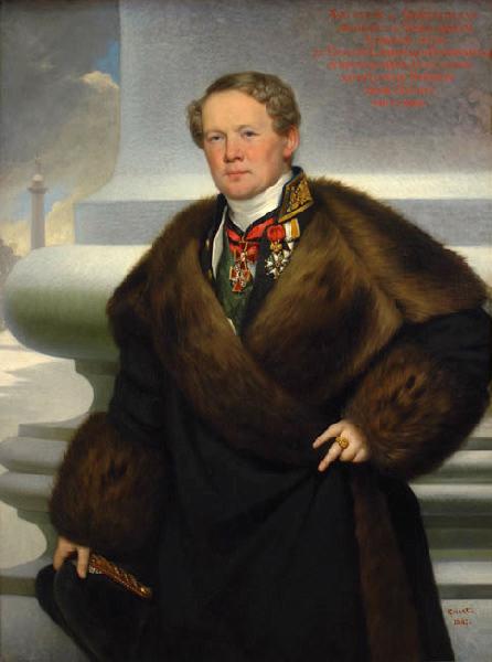 Portrait D'auguste Ricard De Montferrand, Architecte — Joseph Désiré Court