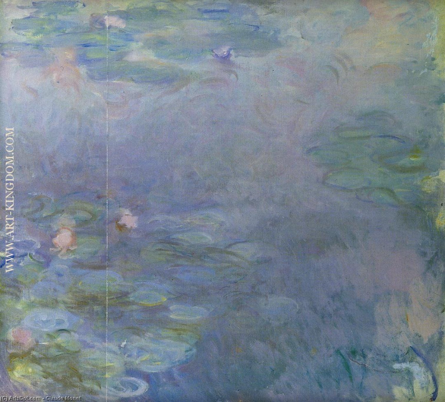 Pale Water-lilies (detail) — Claude Monet